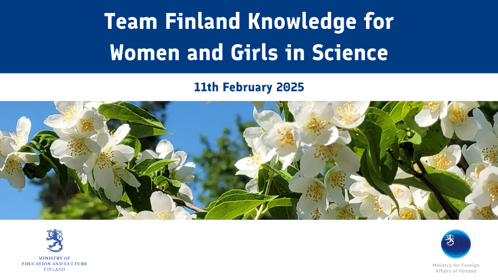 Team Finland Knowledge -tapahtumasarja: Naiset ja tytöt tieteessä