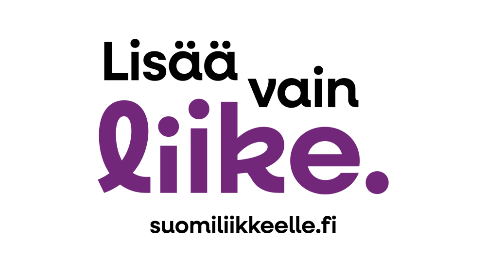 Lisää vain liike -logo.