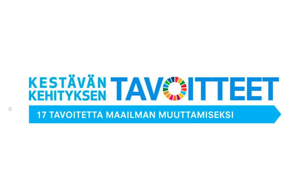 Kestävän kehityksen tavoitteet -logo