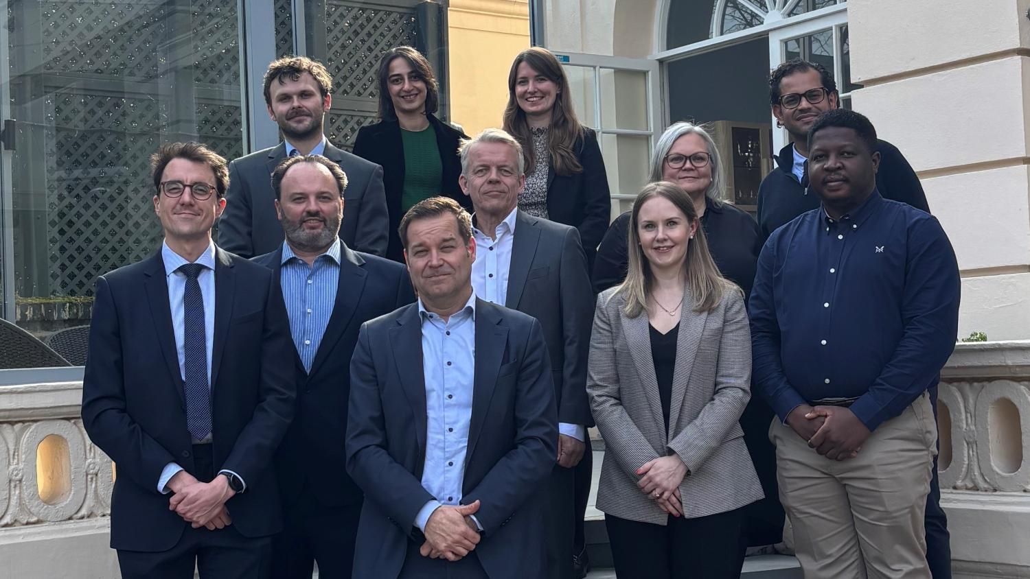 Ambassador Teemu Turunen organised a lunch at his residence for CSC’s Managing Director Kimmo Koski and computing, AI and quantum experts from the Department for Science, Innovation and Technology, UKRI and Alan Turing Institute. Photo: Embassy of Finland in London