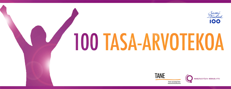 100 tasa-arvotekoa