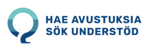 Hae avustuksia -logo.