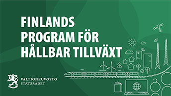 Finlands program för hållbar tillväxt.