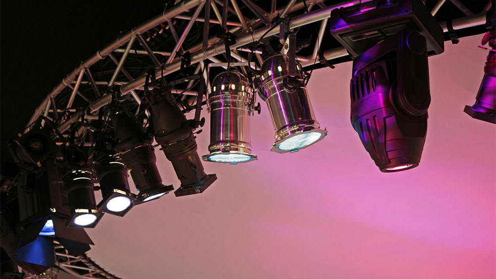 Colourful Stage Lights.