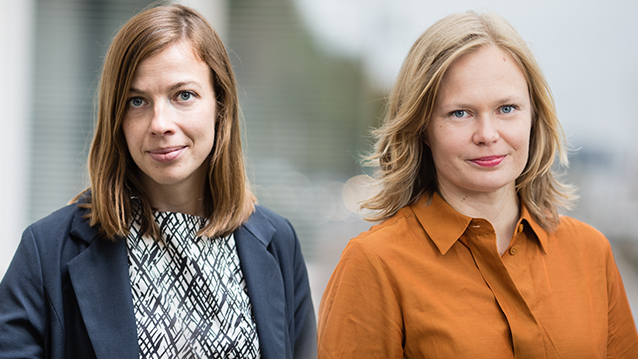 Ministerit Li Andersson ja Hanna Kosonen.