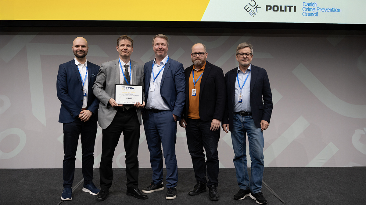 Gruppbild av Finlands representanter.